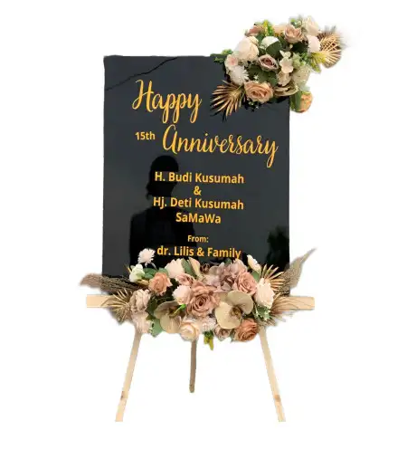 Papan Bunga Akrilik Saradan