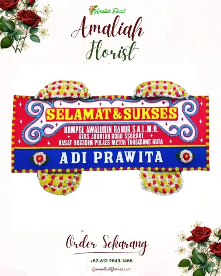 Papan Bunga Ucapan Selamat Saradan